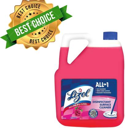 Lizol 5L Floral Disinfectant Surface & Floor Cleaner Liquid ROSE