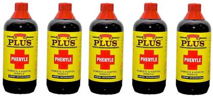 Plus Black Phenyl Liquid Surface Floor Cleaner | Remove Dirt | Germs | Bacteria & Kil Black Phenyle
