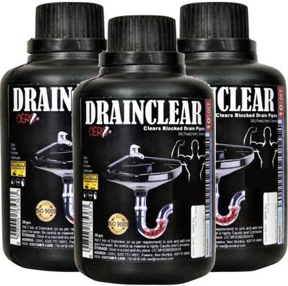 CERO Cleaner Pack Of 3 Clear Clogged, Sinks And Pipes