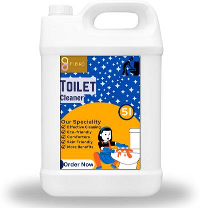 FLISKO Toilet Cleaner 5L Advanced Thicker Formula | 2X Removes Toughest Stains Lavender