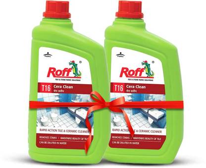 Pidilite Roff Cera Clean Tile, Ceramic Cleaner, removes stubborn stains,1000ml, Pack of 2 REGULAR