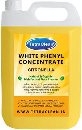 TetraClean White Phenyl Concentrate Citronella Fragrance