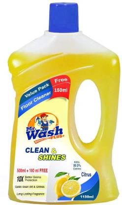 Mr wash Plus Floor cleaner 1000ML Jasmine, Lemon, Rose, Sandal