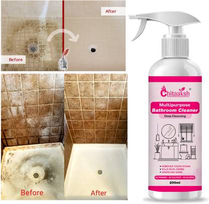 CHITAAKSH Bathroom Cleaner Spray – 200ML Kills 99.9% Germs & Stains Odour