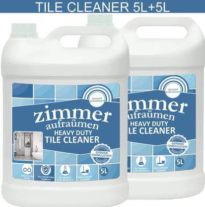 zimmer aufraumen Floor 2x Heavy Duty Tile Cleaner + Tile Cleaner 5L Combo (Makes-10 lits). | Natural & Safe Ingredients.ECONOMICAL. ECOFRIENDLY. KIDS& PETS SAFE.
