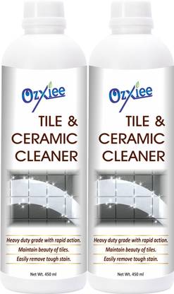 Ozxiee Tile Cleaner Liquid Combo For Bathroom Tiles, Remove Soap Scum Hard Water Stains Fresh
