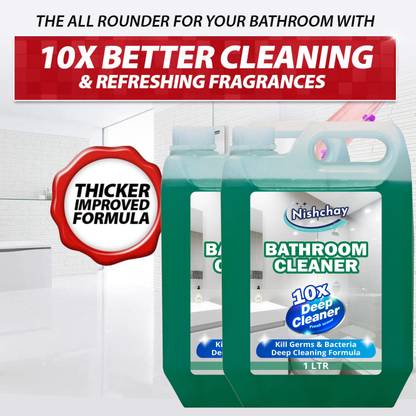 NISHCHAY Bathroom Cleaner ,Hard Stain, & Lime scale remover, Sinks & Pipes Liquid orignal