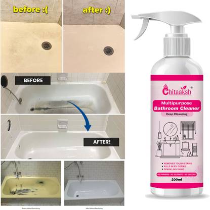 CHITAAKSH 200ML Bathroom Disinfectant Spray – Tough on Stains Odour