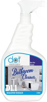 dot Bathroom Cleaner,Limescale Remover 500ml (Pack of 2)|Ecofriendly Spray and Scrub Remove heavy salt stains, hard water marks, lime scale, calcium