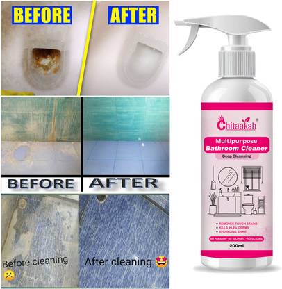 SOULMINE Bathroom Cleaning Spray – 200ML for Sparkling Surfaces Odour