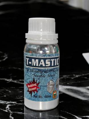 HOXIUL T-Mastic Molding Shiner 100ml for Marble, Granite & Stone Moulding Shining 100