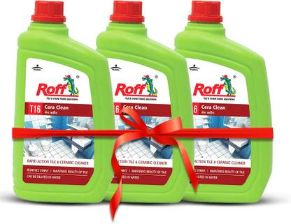 Pidilite T16 Roff Cera Clean Pack of 3, 1 Ltr , Tile, Floor & Ceramic Cleaner Regular