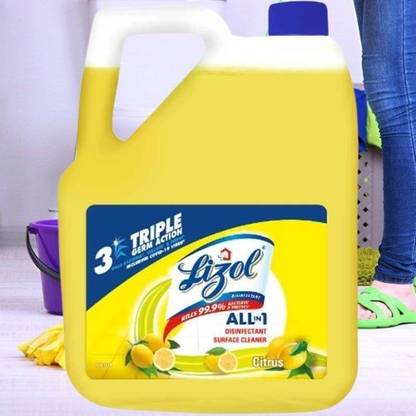 Lizol Disinfectant Surface & Floor Cleaner Liquid lemon