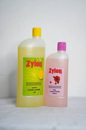Zylon Lemon & Rose FLOOR CLEANER 1 BOTTLE Lemon & 1BOTTLE ROSE 500ML Lemon & ROSE