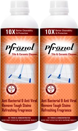 Pfroziel Tile Cleaner Liquid Combo For Bathroom tiles / Remove Tough Yellow Stains Lemon