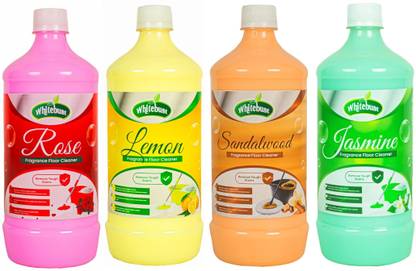 Whitebust Floor Cleaner phenyl Rose,Sandal, Lemon,Jasmine