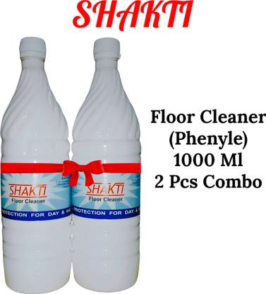 shakti Phenyl Floor Cleaner 1000ml - 2 Pack | Disinfectant Liquid | Pleasant and invigorating fragrance