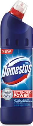 Domestos EXTENDED POWER BLEACH WITH ANTI LIMESCALE CLEANER Lime