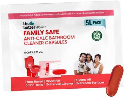 The Better Home Anti Calc Bathroom Cleaner Concentrate Capsule 5 Litres | 1 Capsule = 1 Litre Fresh