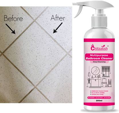 CHITAKSH 200ML Bathroom Disinfectant Cleaner – Stain Remover Spray Odour