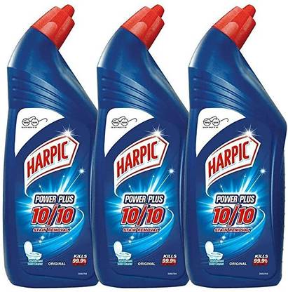 Harpic TOILET CLEANER ( 1 LITR 3 PC ) POWER PLUS