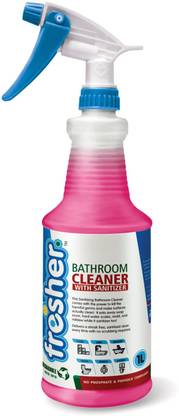 Fresher Bathroom Cleaner Sanitizer Spray For Home And Office Use Regular Regular