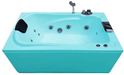 MADONNA Splendour 5 Ft Jacuzzi Tub with Back Massage and Side Panel Free-standing Bathtub