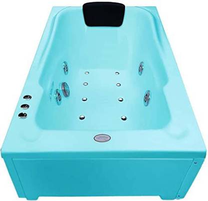 MADONNA Splendour 5 Ft Tub with Jacuzzi, Bubble Bath and Side Panel Free-standing Bathtub
