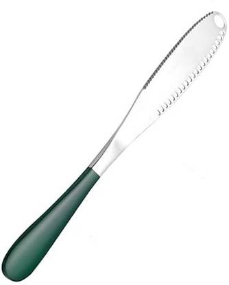 SNEHANS SN-STAINLESS BUTTER KNIFE--GREEN-SILVER Savory Doughs & Batters Batter Separator