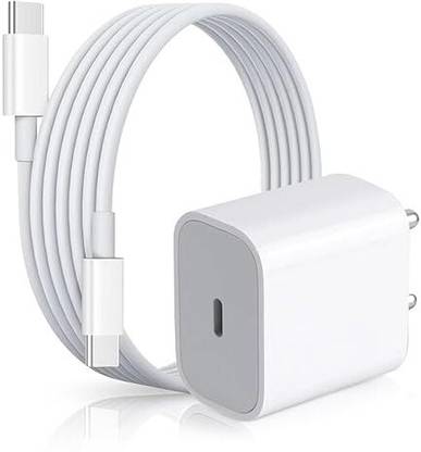 WattC 20 W Quick Charge 6 A Wall Charger for Mobile with Detachable Cable