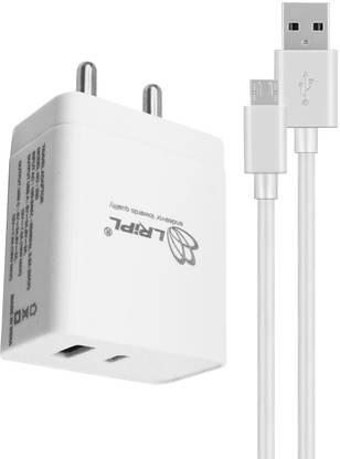 LRIPL 18 W 3 A Wall Charger for Mobile with Detachable Cable