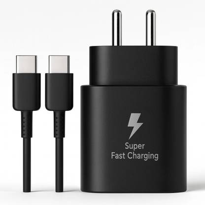 SB 25 W Quick Charge 3 A Wall Charger for Mobile with Detachable Cable