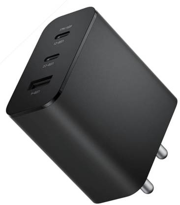 MAK 65 W Adaptive Charging 3 A Wall Charger for Mobile