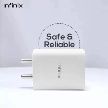 Infinix 33 W 3.4 A Wall Charger for Mobile with Detachable Cable