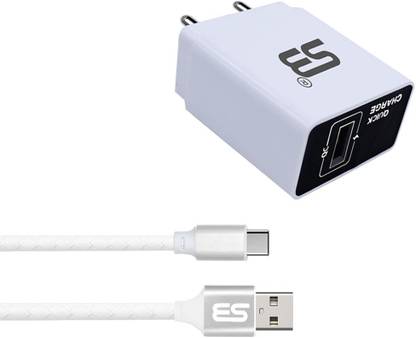 SB 18 W Quick Charge 3.4 A Wall Charger for Mobile with Detachable Cable