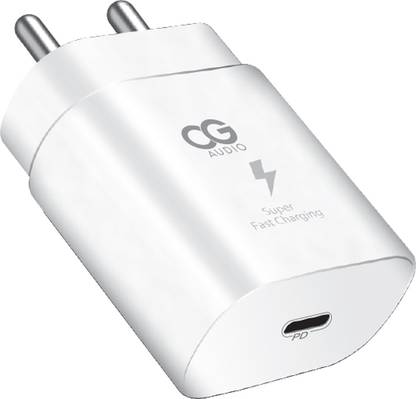OG AUDIO 45 W Quick Charge 4.8 A Wall Charger for Mobile with Detachable Cable