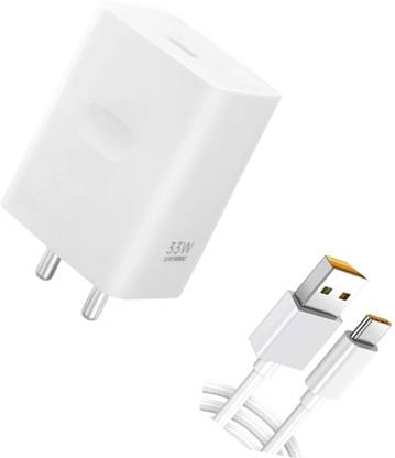 IARYZ ORIGINAL 33 W SuperVOOC 4 A Wall Charger for Mobile with Detachable Cable