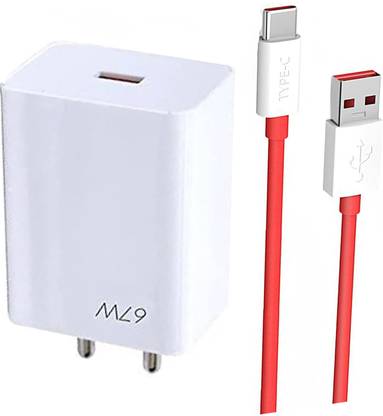 OTD 67 W SuperVOOC 6 A Wall Charger for Mobile with Detachable Cable