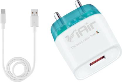 IAIR 100 W Qualcomm 3.0 8 A Wall Charger for Mobile with Detachable Cable