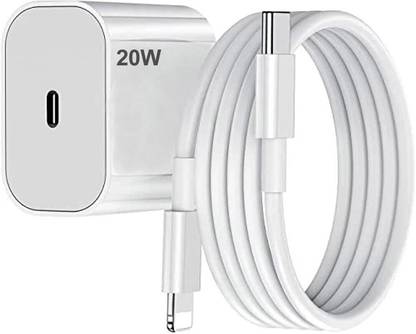 RVAT 20 W PD 3 A Wall Charger for Mobile with Detachable Cable