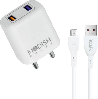 ModishOmbre 18 W PPS 3.1 A Wall Charger for Mobile with Detachable Cable