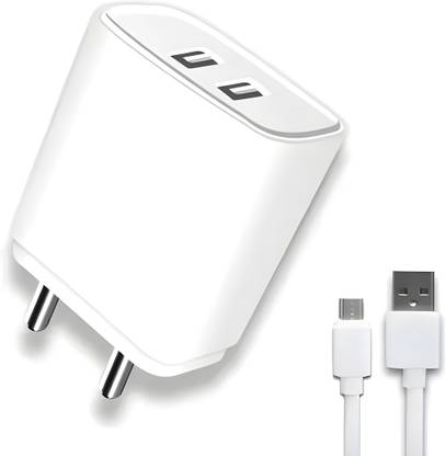 SP TEK 3.1 A Wall Charger for Mobile with Detachable Cable