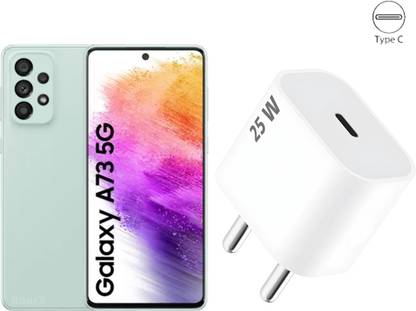 रोरएक्स 25 Watt Type C PD Adapter For Samsung Galaxy A73 5G Original Fast Charger Adapter PD मोबाइल चार्जर