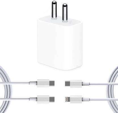 MAK 20 W Quick Charge 3 A Wall Charger for Mobile with Detachable Cable