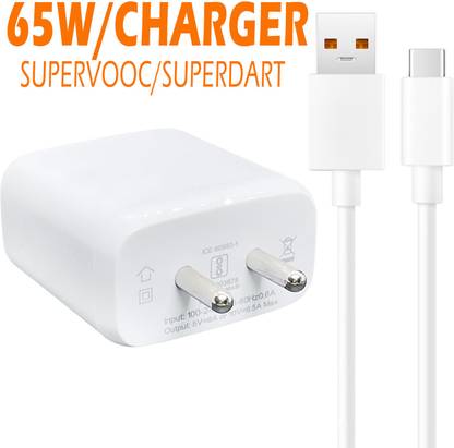 SUFO 65 W Qualcomm 3.0 Wall Charger for Mobile with Detachable Cable