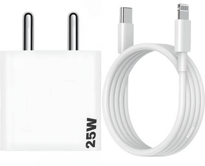 RoarX 25 W Supercharge 3.1 A Wall Charger for Mobile with Detachable Cable