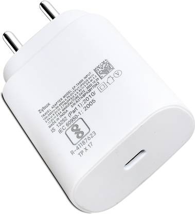 Zybux Original 25W USB-C Samsung Galaxy F54 5G Mobile Super Fast PD Charger Adapter Charging Pad