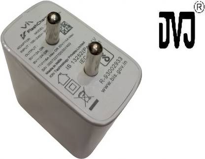 DVJ 80 W Quick Charge Wall Charger for Mobile with Detachable Cable