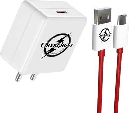 ChargHunt 85 W SuperVOOC 7 A Wall Charger for Mobile with Detachable Cable
