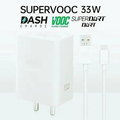 yazone 33 W SuperVOOC 6 A Wall Charger for Mobile with Detachable Cable